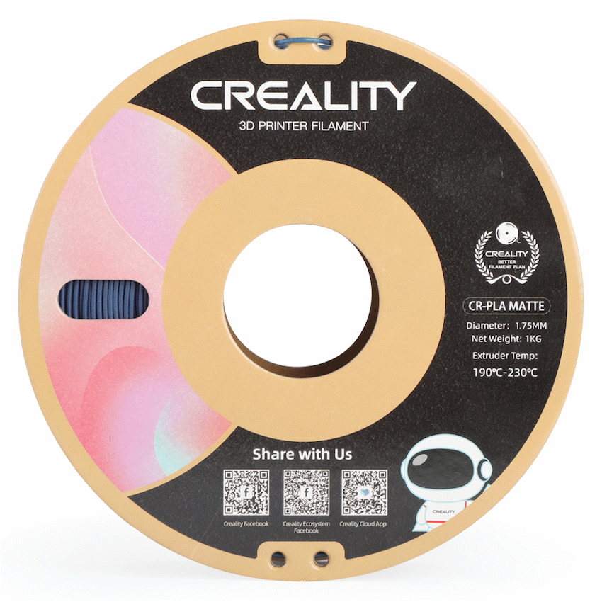 Creality CR-PLA Filament - Matte Navy Blue (1kg)