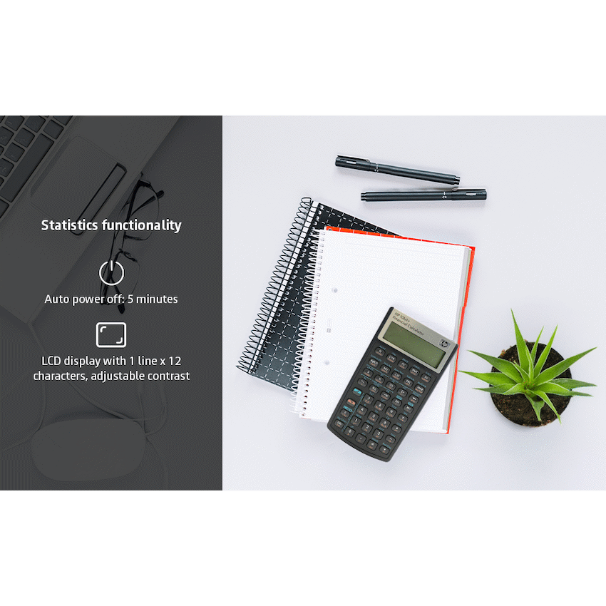 HP 10Bii+ - Business Calculator (Algebraic) - Non-Programmable