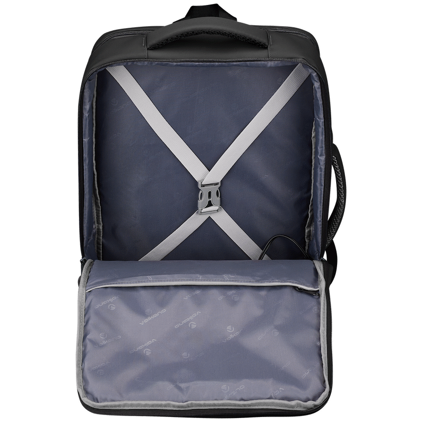 Volkano Under-Seat Traveller Backpack Black