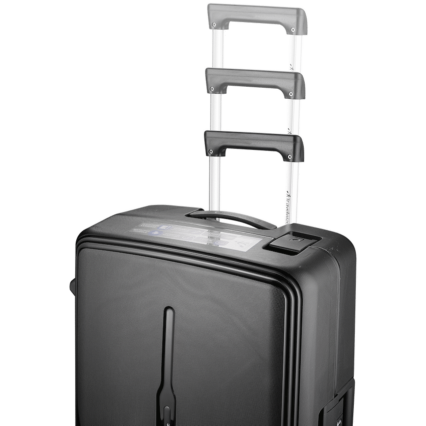 Travelwize Clipper PP 55cm 4-Wheel Spinner Luggage Black