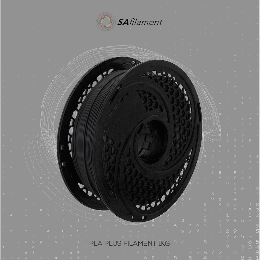 SA Filament Silk PLA Plus Filament 1kg - Gun Metal