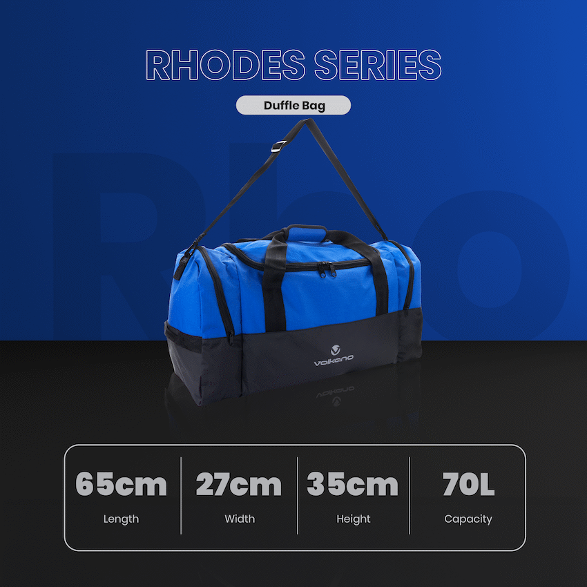 Volkano Rhodes 70l Duffle - Blue