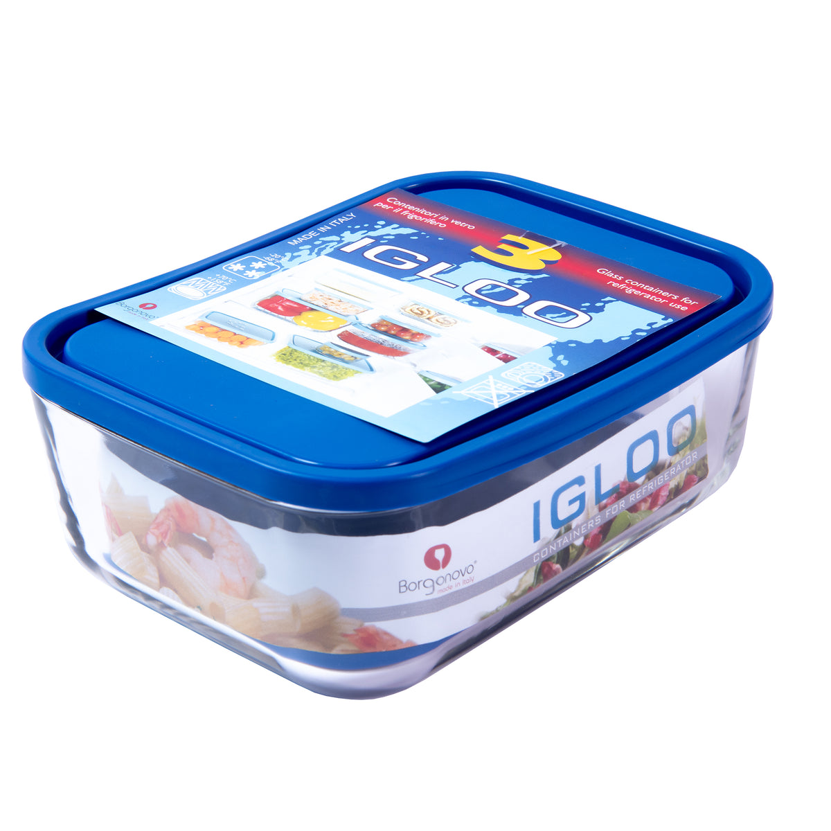 Borgonovo Igloo Rect 3pc Set Blue