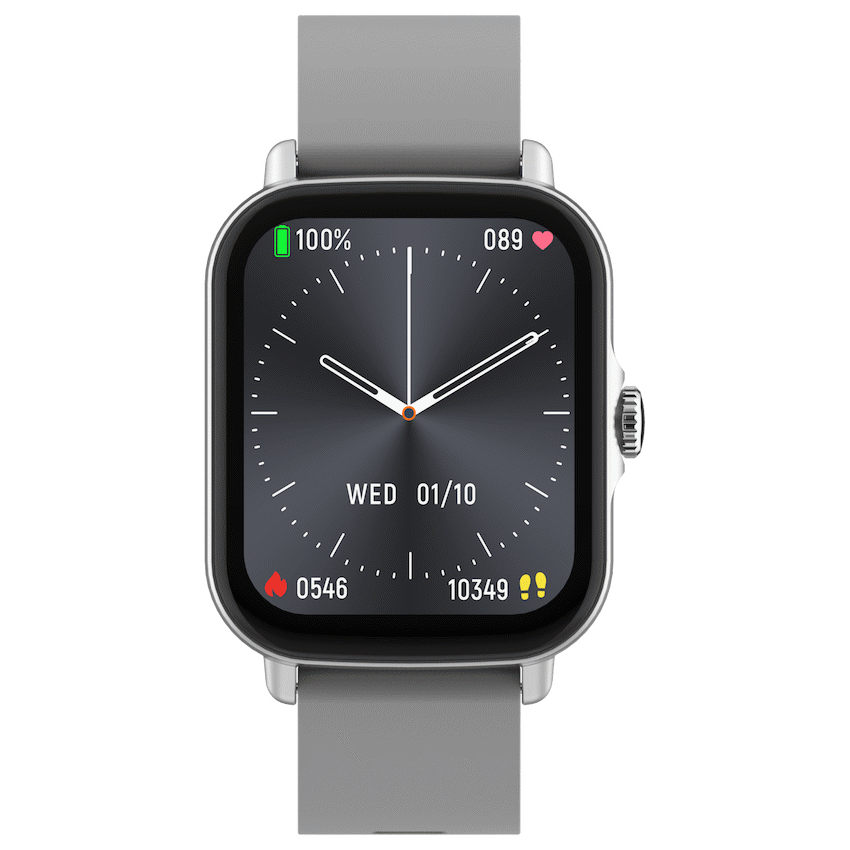 Volkano Active Tech Serene series Watch with heart rate monitor - Silver