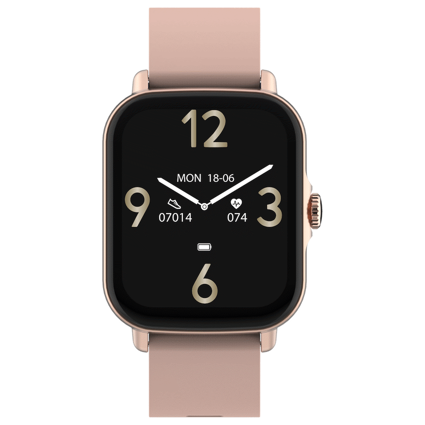 Volkano Active Tech Serene series Watch with heart rate monitor - Gold