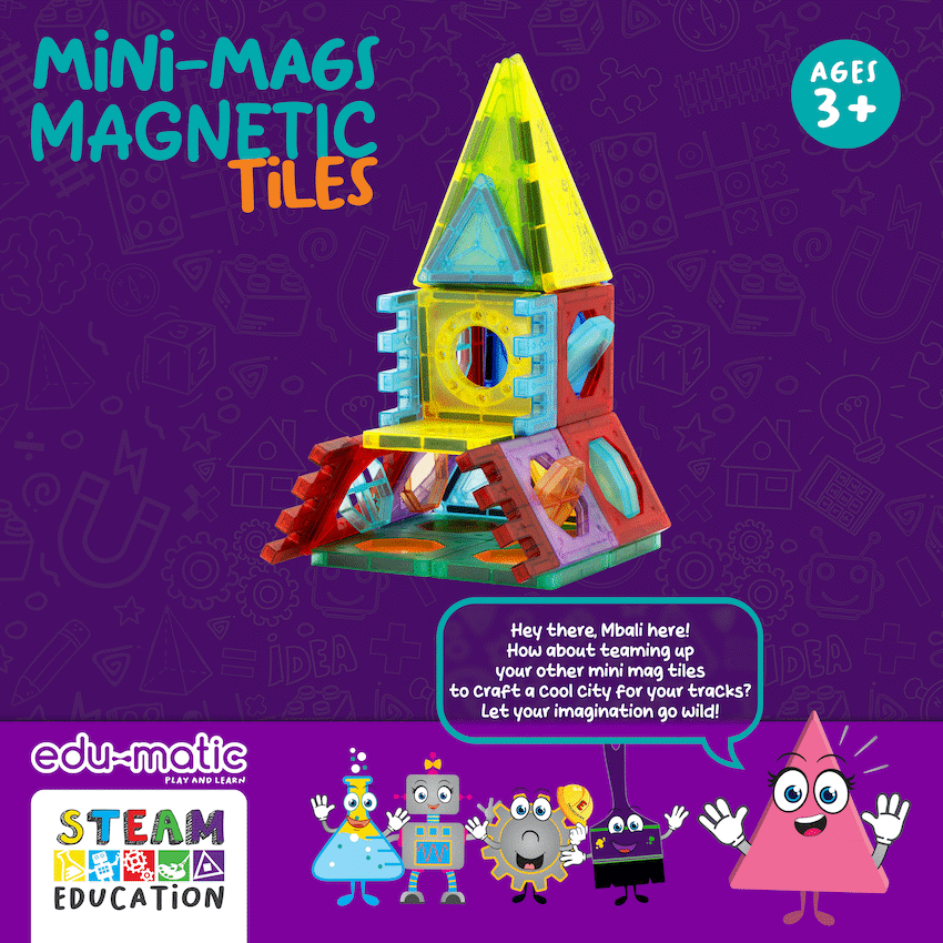 56 Magnetic Tiles, Windows and Stickers