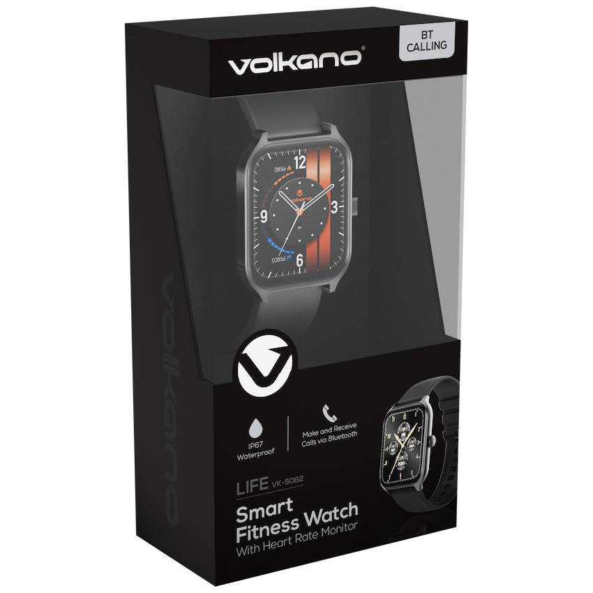 Volkano Life Series Smart Watches - Black