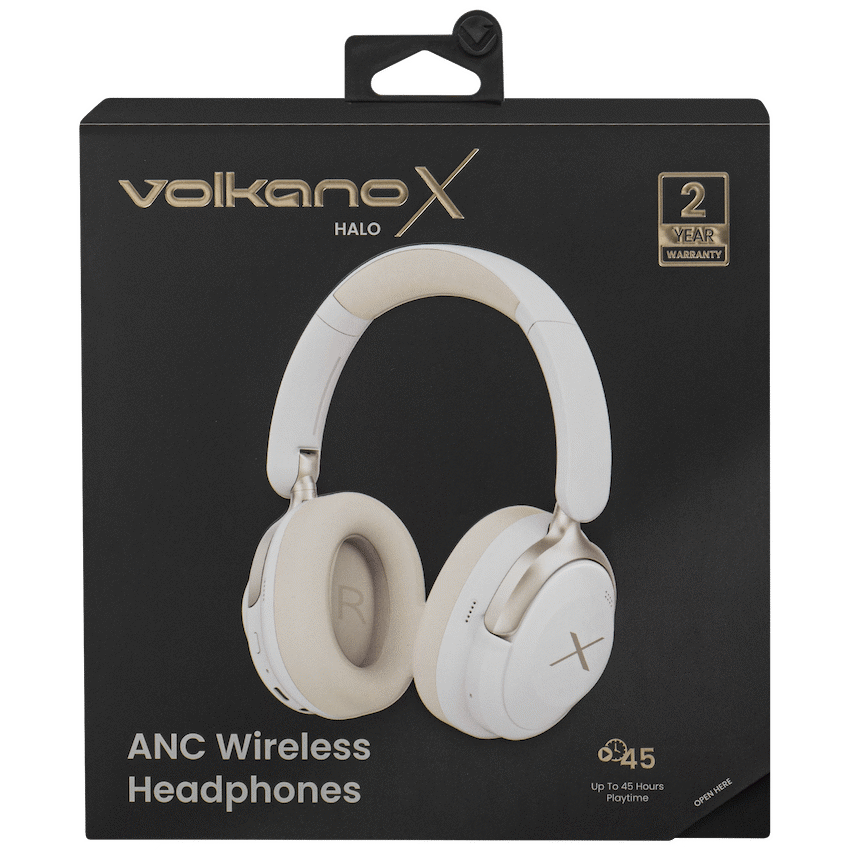 VolkanoX Halo ANC Bluetooth Headphone - Nude