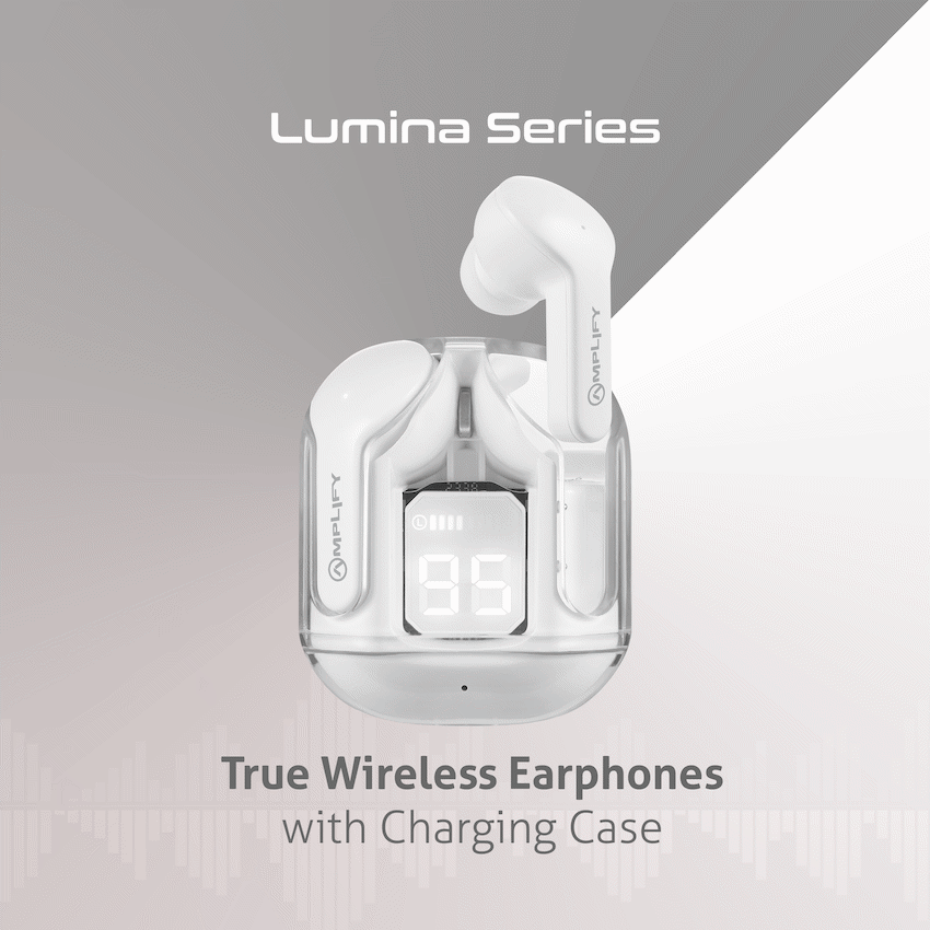 Amplify Lumina Series TWS Earphones - White