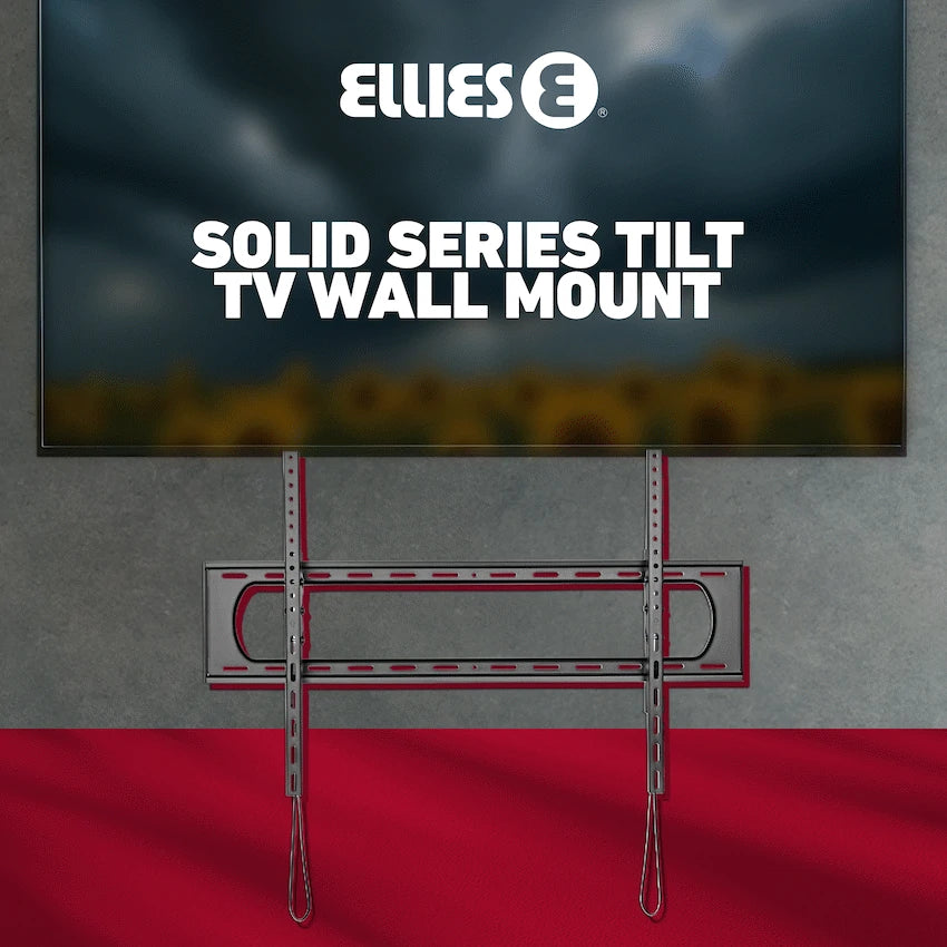 Ellies Solid Series Heavy Duty Tilt TV Wall Mount 60" - 120" TVs