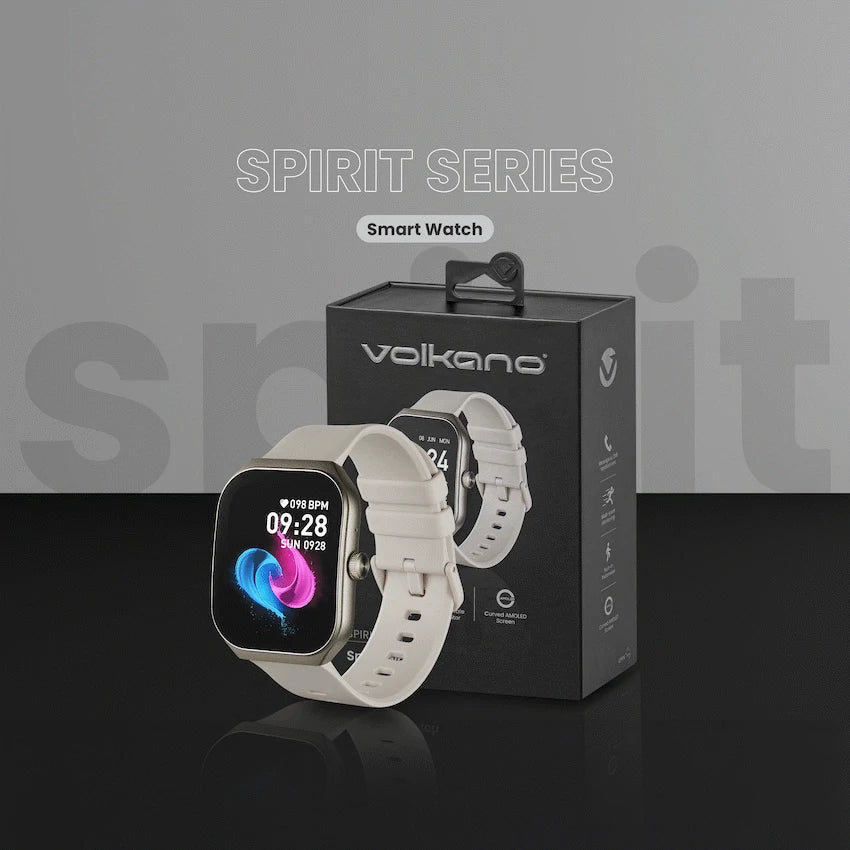 Volkano Spirit Series Smart Watch - Starlight Silver