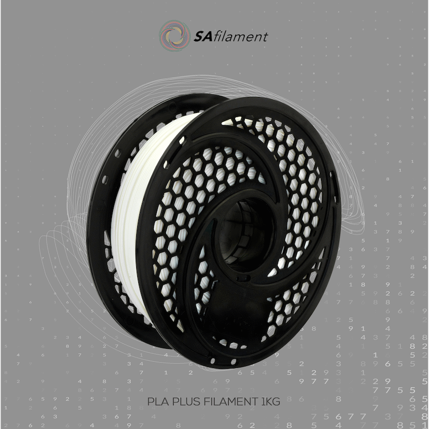 SA Filament Silk PLA Plus Filament 1kg - Pearl White