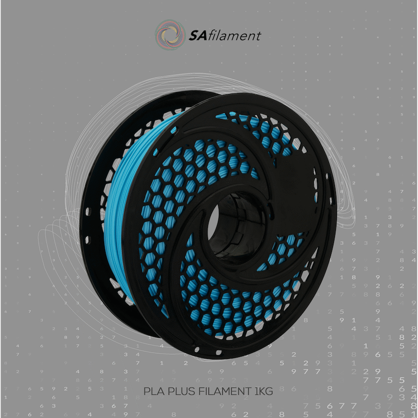 SA Filament Silk PLA Plus Chrome Filament 1kg - Blue