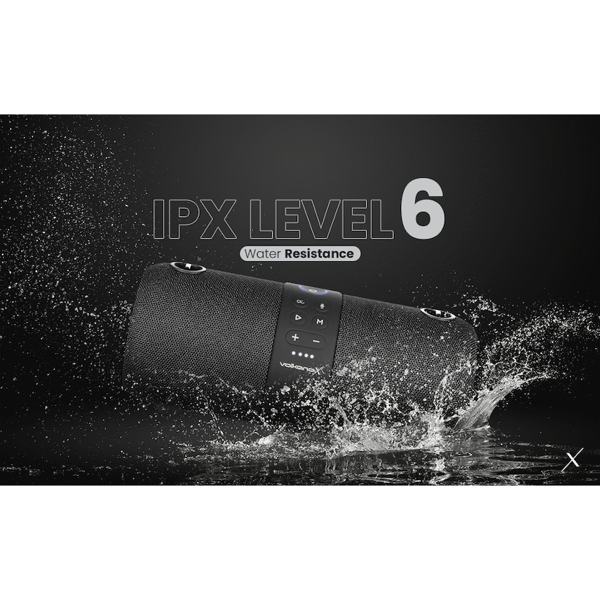 VolkanoX Python Series Bluetooth Speaker - Black