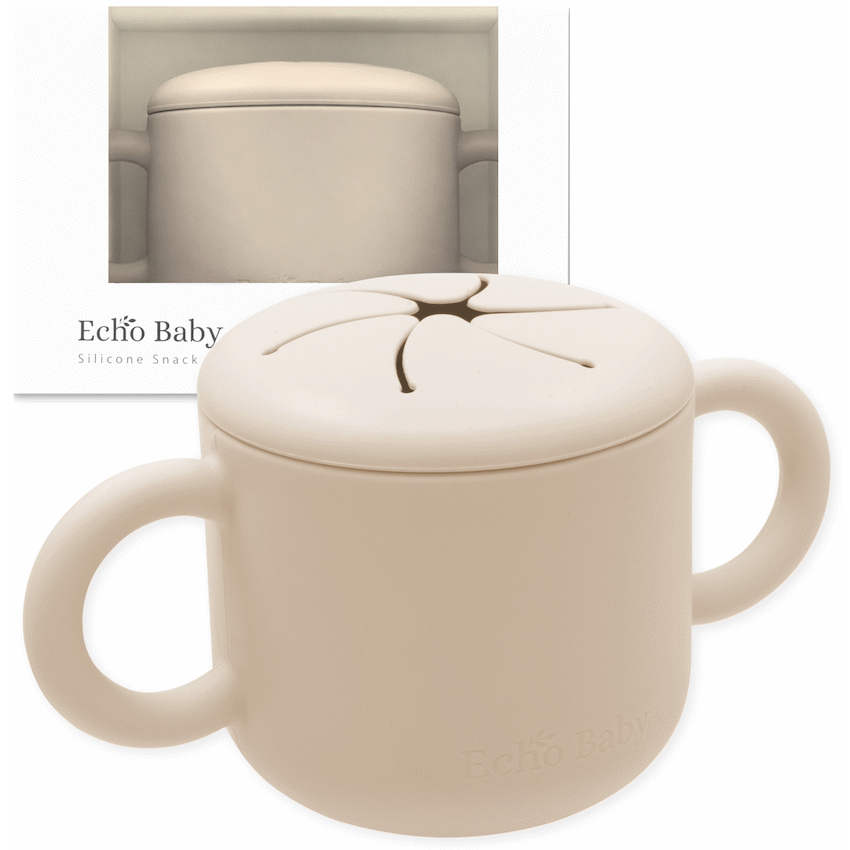 Echo Baby Silicone Snack Cup - Ivory