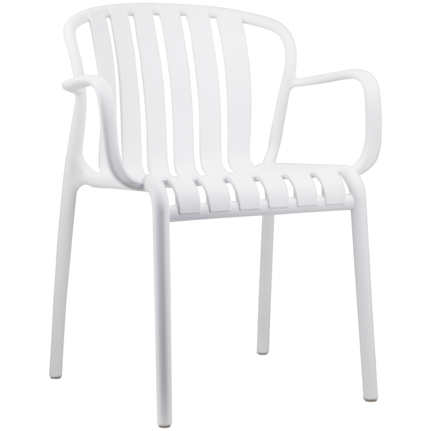 Iris Dining Chair Medium - White