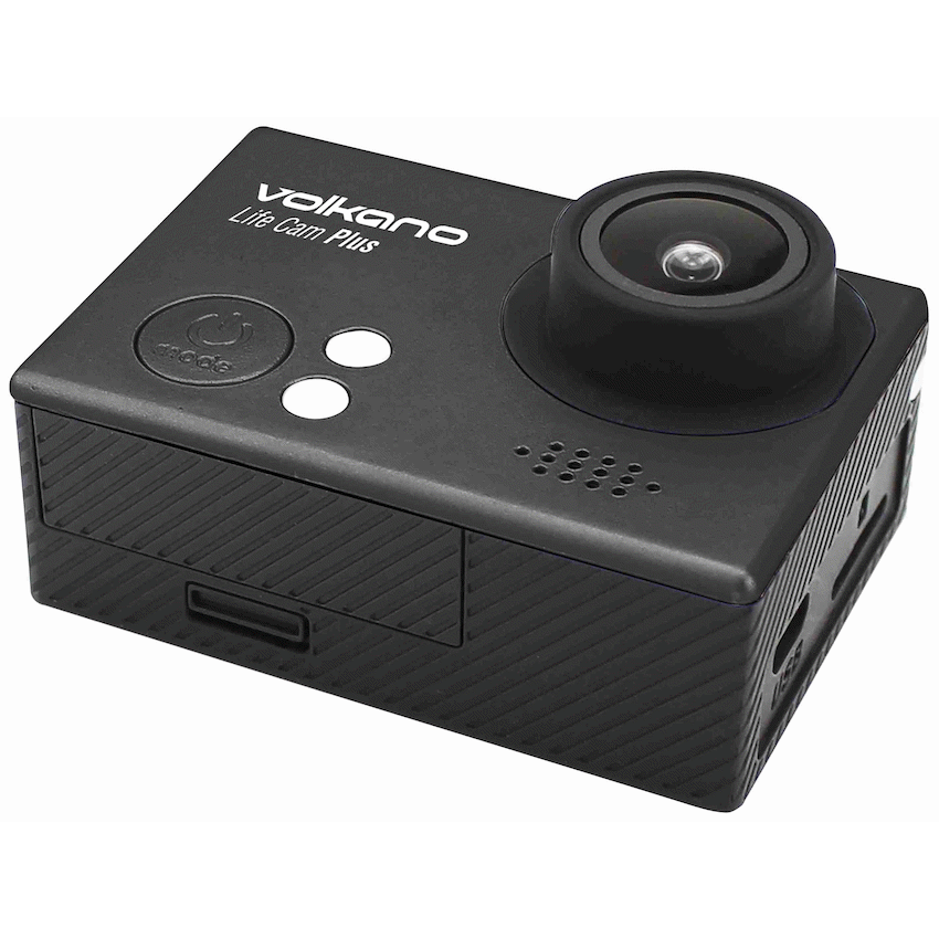 Volkano Lifecam Plus Series Action Camera - Black