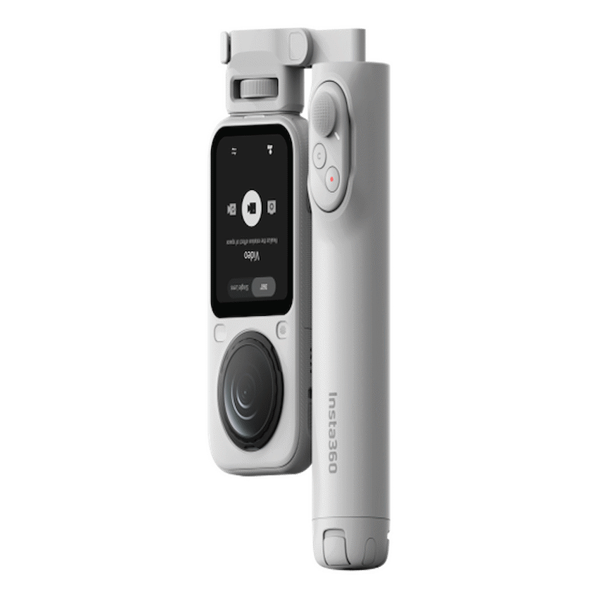 Insta360 Foldable Selfie Stick Remote Kit Black