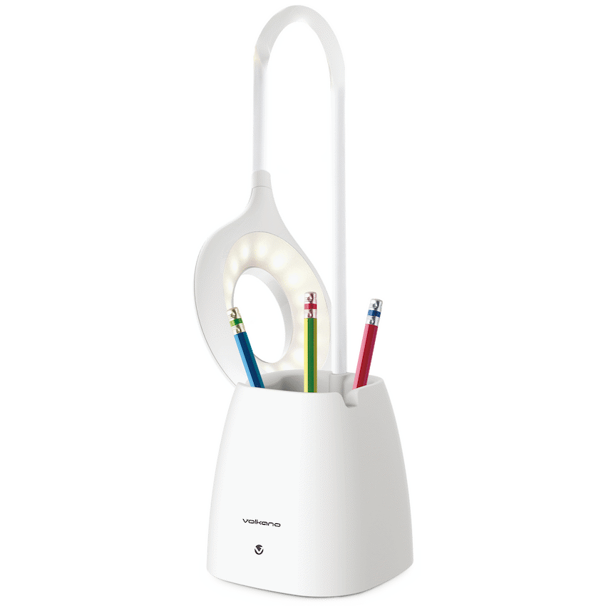Volkano Radiant Series LED Table Lamp - White