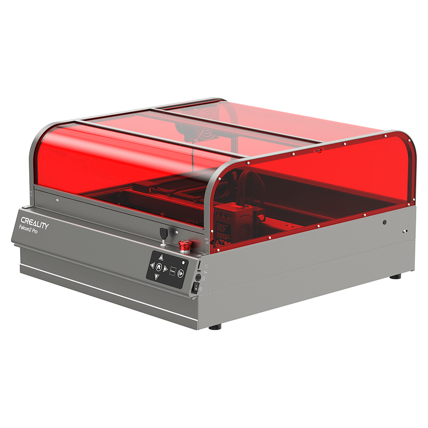 Creality Falcon2 Pro D 22W Laser Engraver with 2W IR Laser Module, Air Assist, Enclosure & AI Camera