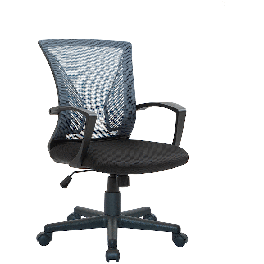 Simone Mid Back Office Chair Grey