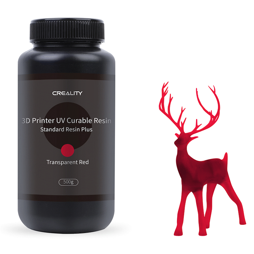 Creality LCD Resin 500g Transparent Red
