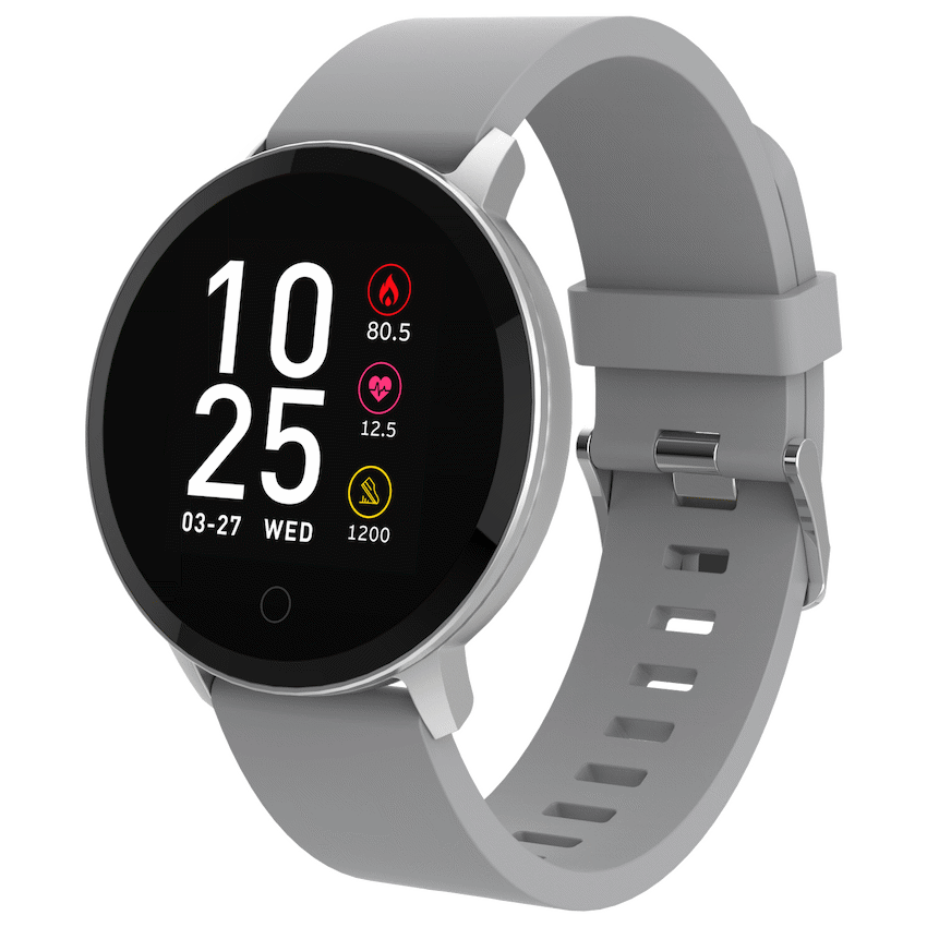 Volkano Active Tech Trend Series Watch with Heart Rate Monitor - Silver
