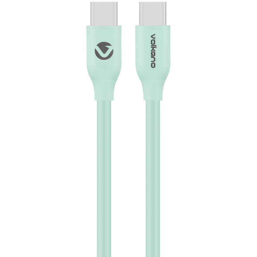 Volkano Flexi Series Type-C to Type-C 2.5m 60w - Green