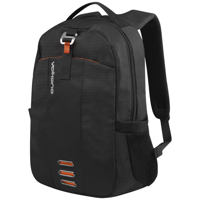 Volkano Latitude Laptop Backpack - Black/Orange