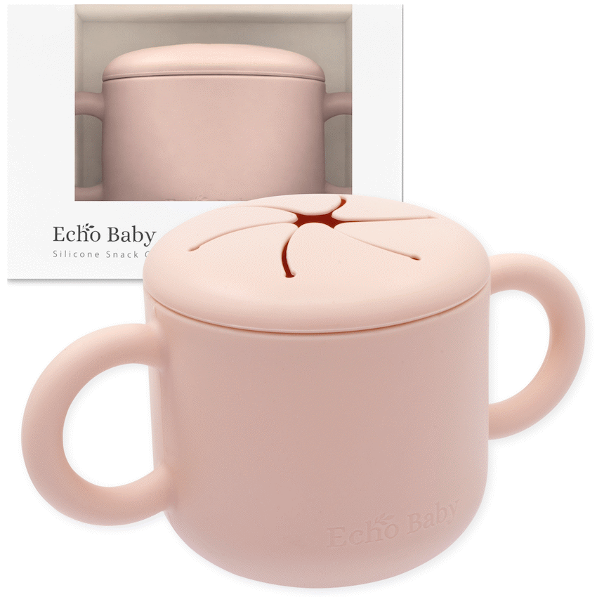 Echo Baby Silicone Snack Cup - Rose