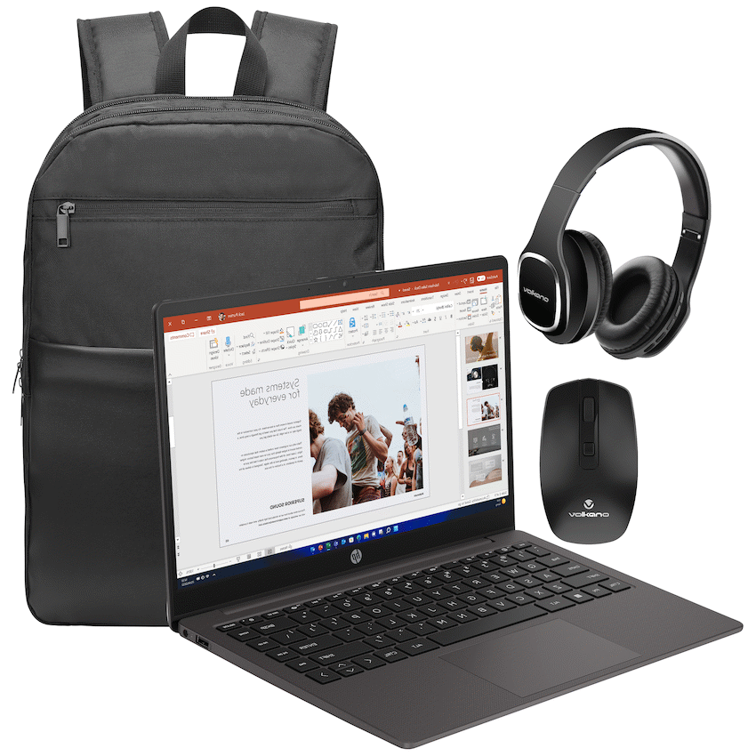 HP Laptop CU3K6ES#ACQ - 245 G10 14-inch 8GB/256GB Win11 Bag+Mouse+Headphone