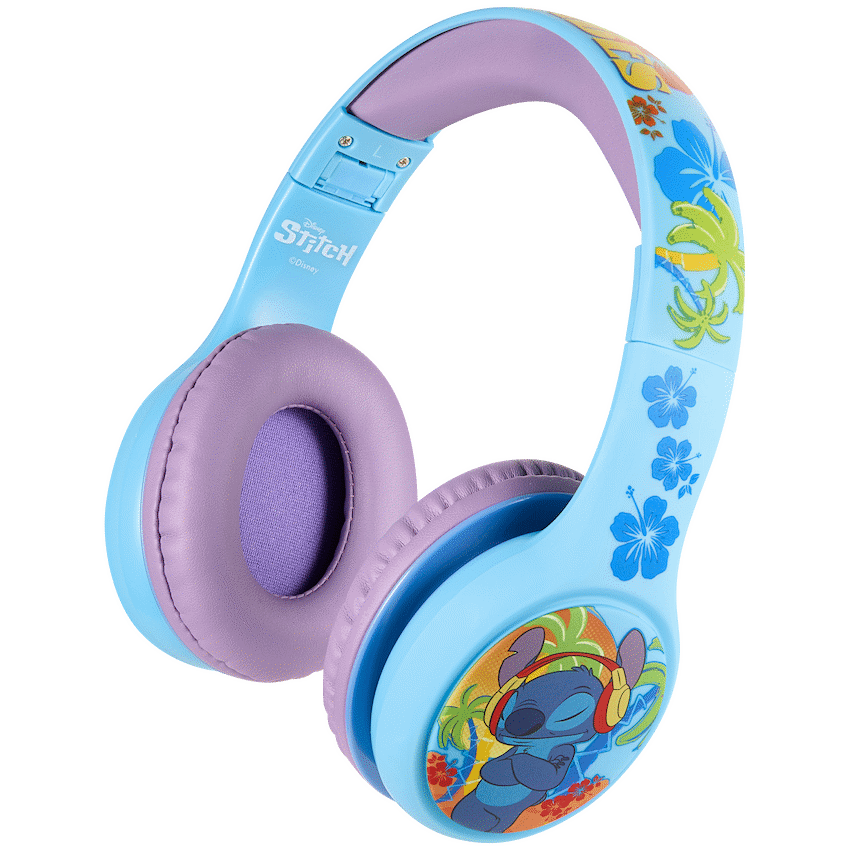 Disney Stitch Bluetooth Padded Headphones with dB Switch Function