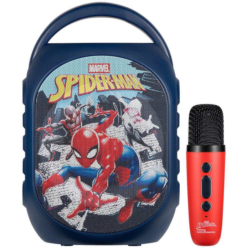 Marvel Spider-Man Bluetooth Karaoke Speaker with Mic