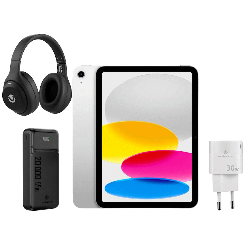 MD3Y4QA/A - 11-inch iPad Wi-Fi | 128GB - Silver Headphone+Charger+Powerbank