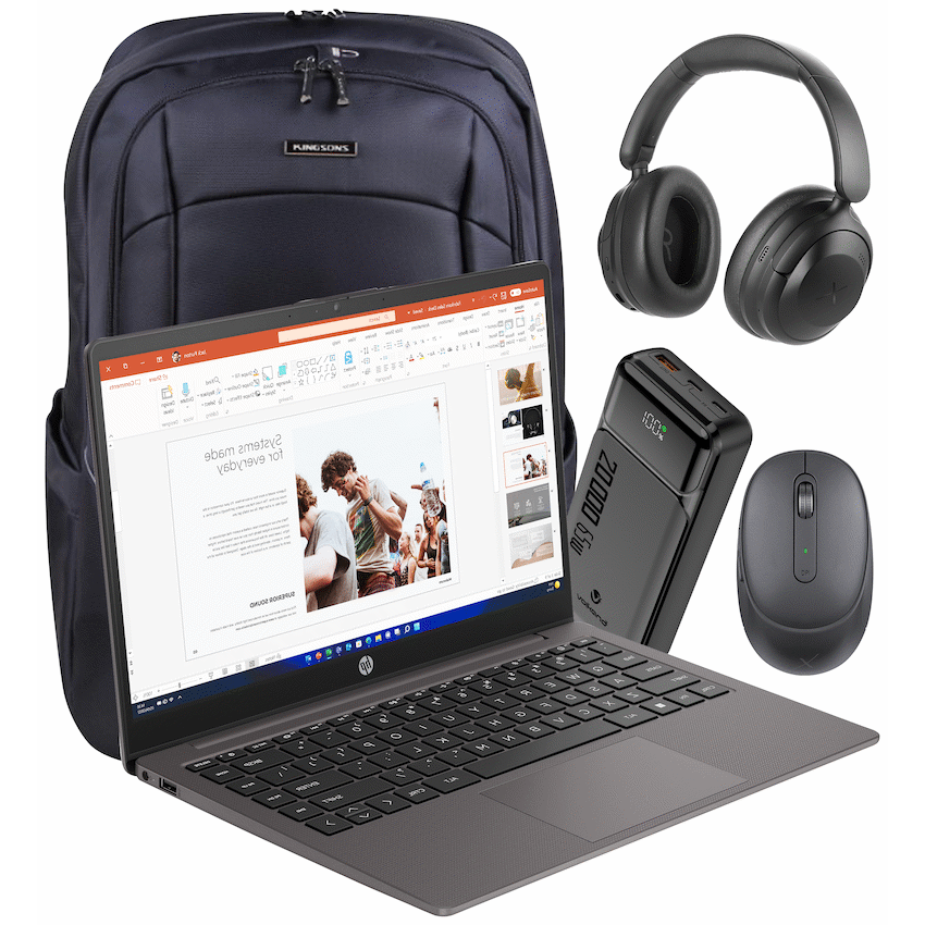 HP Laptop CU3K6ES#ACQ - 245 G10 14-inch 8GB/256GB Win11 Bag+Mouse+Headphone+PB