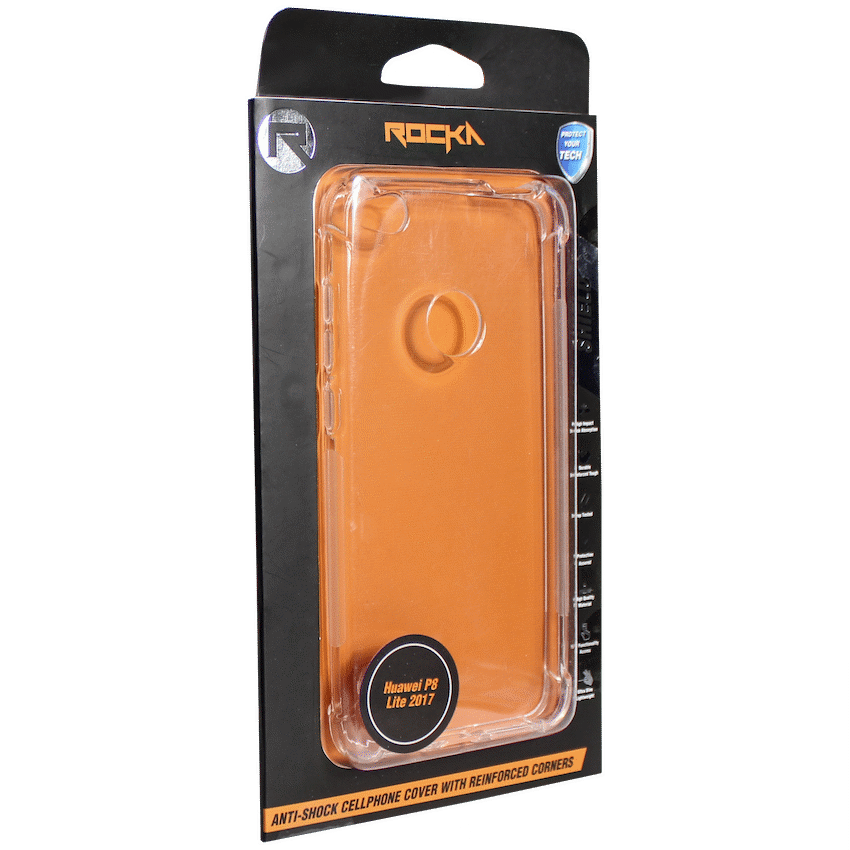 Rocka Shield Series phone cover anti shock TPU - Huawei P8 Lite 2017 - clear