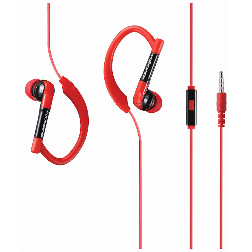 Volkano Haste Series Sports Hook-In Earphones with Mic