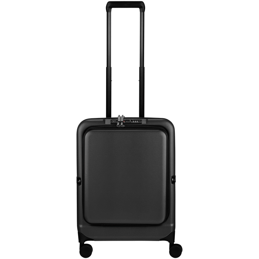 Expandable PP 55cm Carry On Luggage - Black