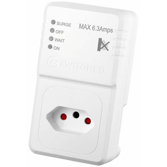 Switched 1-Way TV Surge Adaptor with SANS 164-2