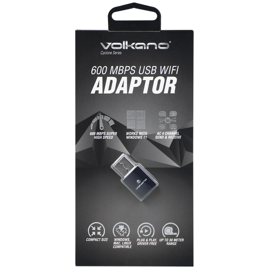 Volkano Cyclone 600Mbps USB Wi-Fi Dongle