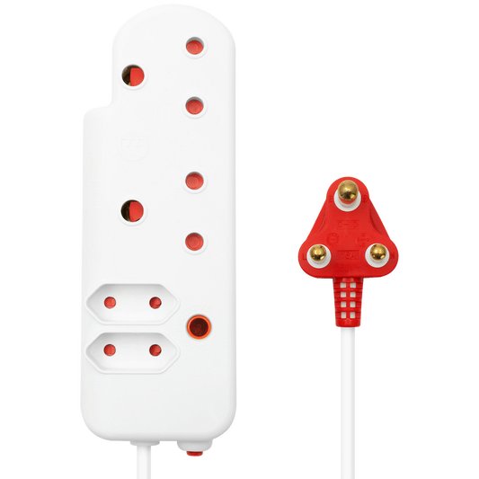 Ellies 4 Way Medium Surge Extension Lead -10M
