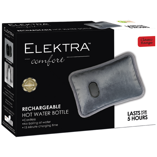 Elektra Hot Water Bottle - Grey
