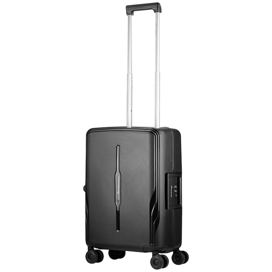 Travelwize Clipper PP 55cm 4-Wheel Spinner Luggage Black