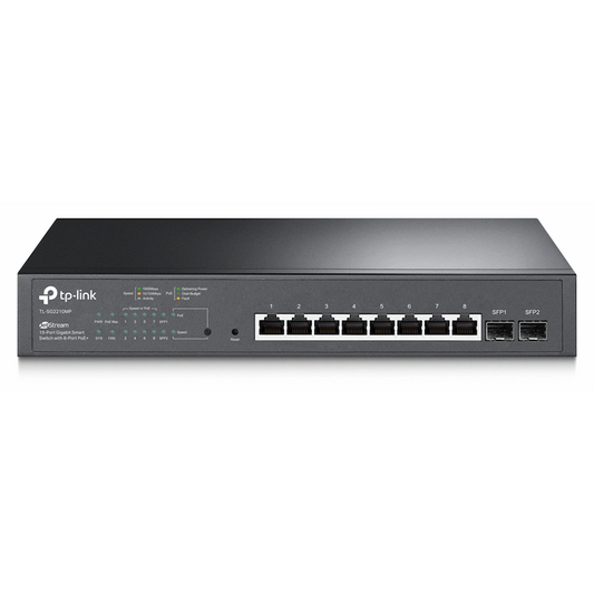 TP-Link SG2210MP JetStream 10-Port Gigabit Smart Switch with 8-Port PoE+