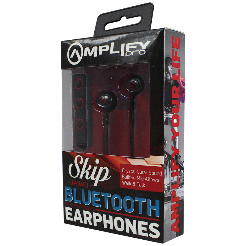 Amplify Skip series Bluetooth earphones Black/red