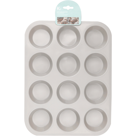 Kitchen Inspire 12 Cup Muffin Pan ( Order in Qty of 6)