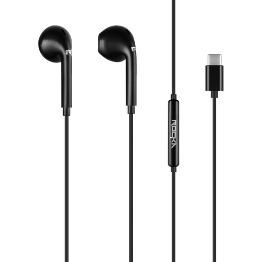 Rocka Ignite Series Type-C Earphone - Black