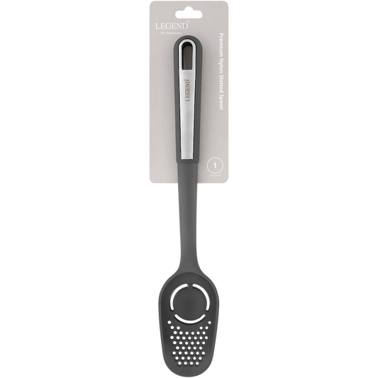Legend Premium nylon slotted spoon ( Order in Qty of 6)