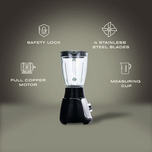 Elektra - 500w 1.5l Jug Blender (Glass Jug)