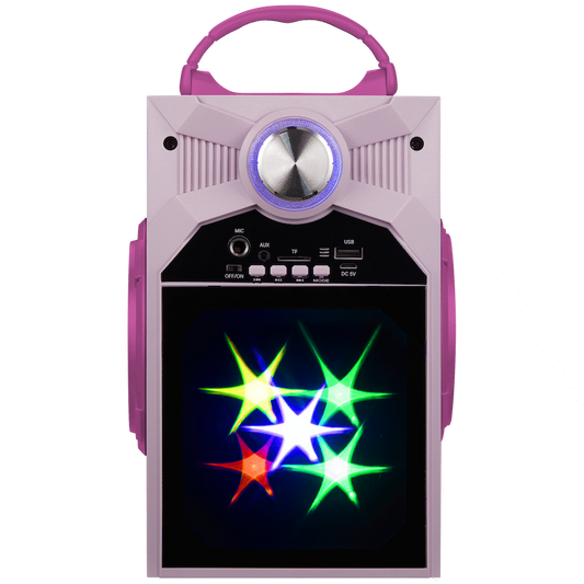 Disney Frozen Classic LED Stars Karaoke Machine with Microphone